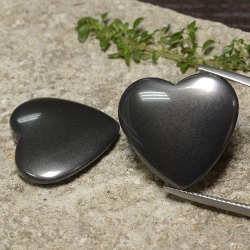 Corazón de hematites de 46,25 ct, 19,1 x 20,3 mm de Brasil, Photo A