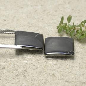 Hematite Gemstones in 11 x 11 mm (calibrated) Size for Sale, Hematite Stones in Medium Grey Color