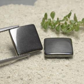 4.8ct Square Cabochon Black Gray Hematite Gem for sale 4.8ct Square Cabochon Black Gray Hematite Gem (ID: 491493)