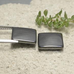 Hematite Gemstones in 11 x 11 mm (calibrated) Size for Sale, Hematite Stones in Black Gray Color