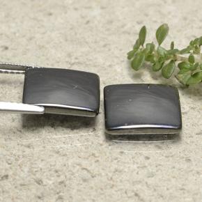 Hematite Gemstones in 11 x 11 mm (calibrated) Size for Sale, Hematite Stones in Medium Grey Color