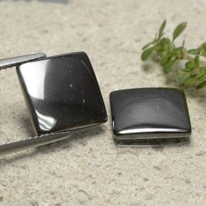 4.9ct Square Cabochon Black Gray Hematite Gem for sale 4.9ct Square Cabochon Black Gray Hematite Gem (ID: 491495)