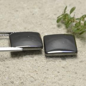 Hematite Gemstones in 11 x 11 mm (calibrated) Size for Sale, Hematite Stones in Black Gray Color