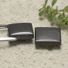 Hematite Gemstones in 8.7 x 8.5 mm Size for Sale, Hematite Stones in Black Gray Color