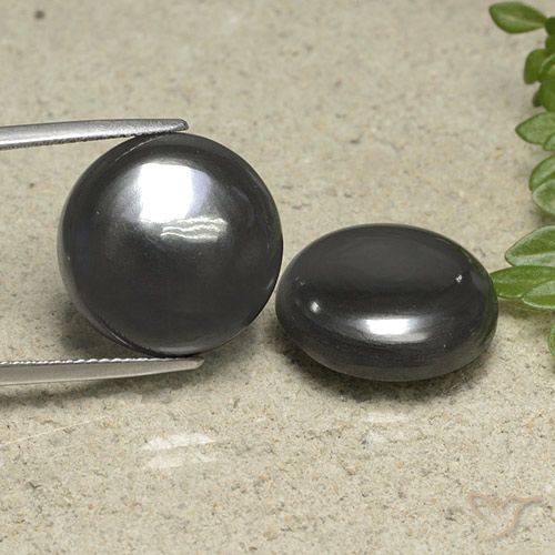 42.45 ct Round Hematite, 16.2 mm From Brazil, Photo A