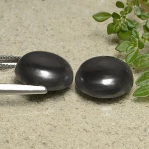 Hematite Gemstones in 14 mm (calibrated) Size for Sale, Hematite Stones in Black Gray Color