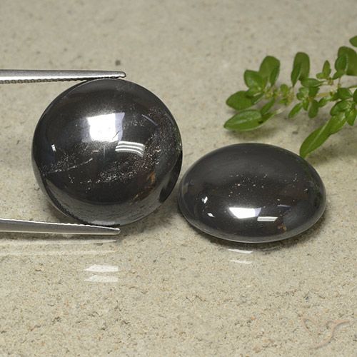 65.53 ct Round Hematite, 20.1 mm From Brazil, Photo A