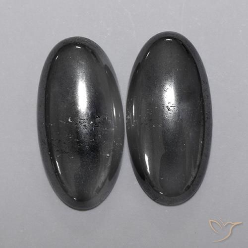 18.04 ct Oval Hematite, 18 x 9.1 mm From Brazil, Photo A