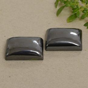 48.80 ctw Gray Hematite Stones, Natural Hematite in Baguette Cabochon Shape for Sale