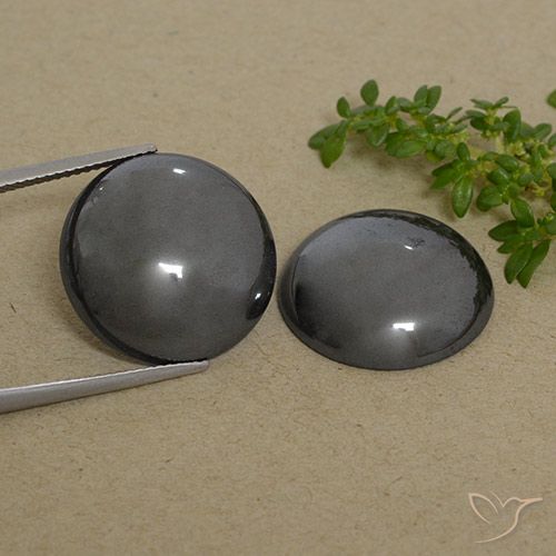 48.88 ct Round Hematite, 18.1 mm From Brazil, Photo A