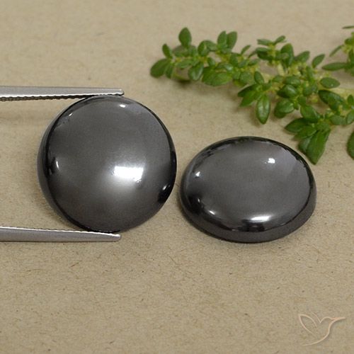 42.52 ct Round Hematite, 16.3 mm From Brazil, Photo A