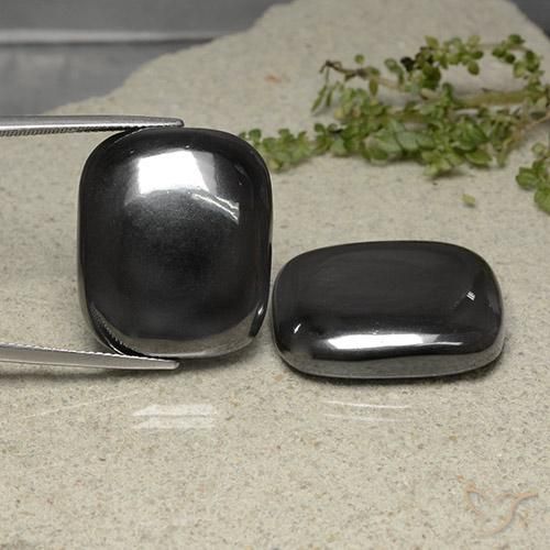 109.47 ct Cushion Hematite, 24 x 20.3 mm From Brazil, Photo A