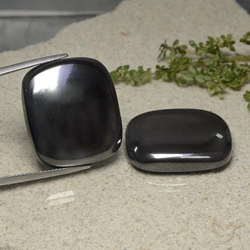 100.49 ct Cushion Hematite, 24.2 x 21.5 mm From Brazil, Photo A
