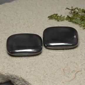 96.22 ctw Gray Hematite Stones, Natural Hematite in Cushion Cabochon Shape for Sale