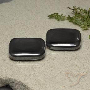 87.88 ctw Gray Hematite Stones, Natural Hematite in Cushion Cabochon Shape for Sale