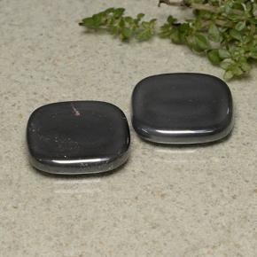 26.47 ctw Gray Hematite Stones, Natural Hematite in Cushion Cabochon Shape for Sale