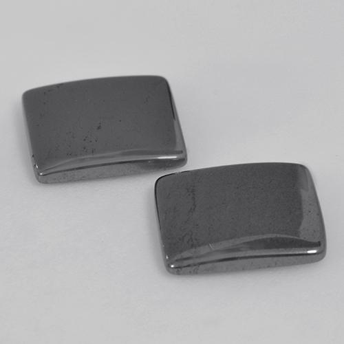 Hematite Gemstones in 11 x 11 mm (calibrated) Size for Sale, Hematite Stones in Medium Grey Color
