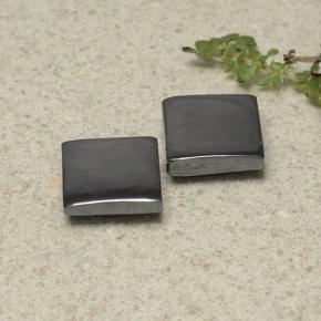 13.28 ctw Gray Hematite Stones, Natural Hematite in Square Cabochon Shape for Sale