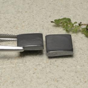 Hematite Gemstones in 10 x 10 mm (calibrated) Size for Sale, Hematite Stones in Black Gray Color