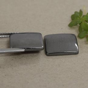 Hematite Gemstones in 11 x 11 mm (calibrated) Size for Sale, Hematite Stones in Black Gray Color