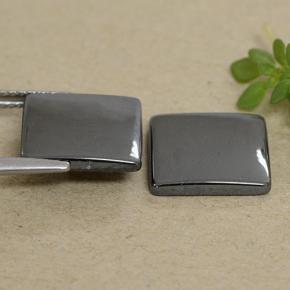 Hematite Gemstones in 11 x 11 mm (calibrated) Size for Sale, Hematite Stones in Medium Grey Color