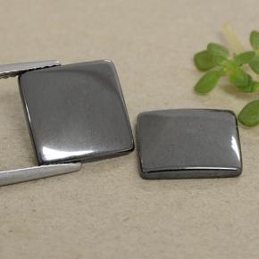 4.9ct Square Cabochon Black Gray Hematite Gem for sale 4.9ct Square Cabochon Black Gray Hematite Gem (ID: 491872)