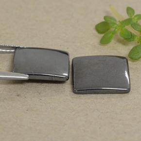 Hematite Gemstones in 11 x 11 mm (calibrated) Size for Sale, Hematite Stones in Black Gray Color