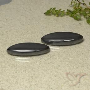 26.64 ctw Gray Hematite Stones, Natural Hematite in Marquise Cabochon Shape for Sale
