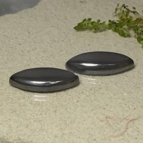 35.35 ctw Gray Hematite Stones, Natural Hematite in Marquise Cabochon Shape for Sale