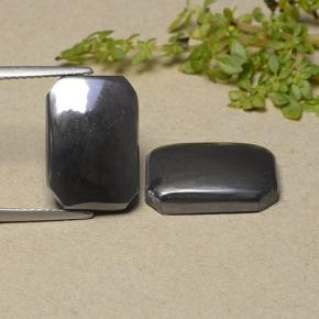 17.78 ctw Gray Hematite Gemstones, Hematite Gems in Octagon Cabochon Shape for Sale.