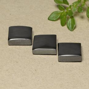 4.2ct Square Cabochon Black Gray Hematite for sale thumb image of 4.2ct Square Cabochon Black Gray Hematite (ID: 491904)