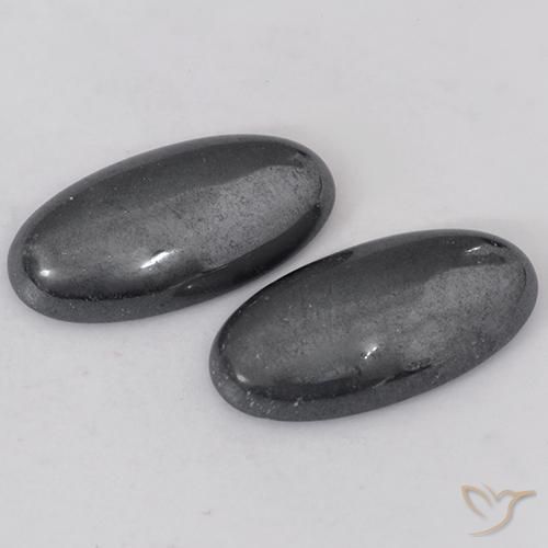 17.96 ct Oval Hematite, 18 x 9 mm From Brazil, Photo A