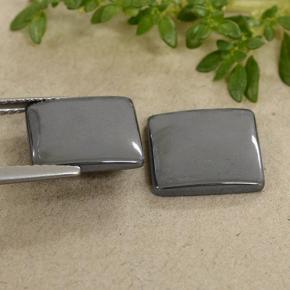 Hematite Gemstones in 11 x 11 mm (calibrated) Size for Sale, Hematite Stones in Black Gray Color