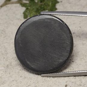 41.40 ct Gray Hematite Stone, Natural Hematite in Round Cabochon Shape for Sale