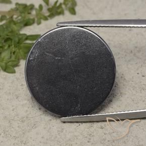 Hematite Gemstone in 20 mm (calibrated) Size for Sale, Hematite Stone in Black Gray Color