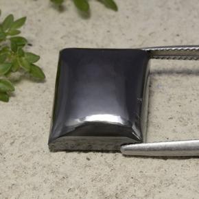 21.30 ct Gray Hematite Gemstone, Hematite Gem in Baguette Cabochon Shape for Sale.