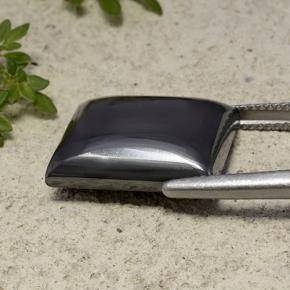 Hematite Gemstone in 16.5 x 13.6 mm Size for Sale, Hematite Stone in Black Gray Color