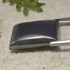 Hematite Gemstone in 20 x 15 mm (calibrated) Size for Sale, Hematite Stone in Black Gray Color