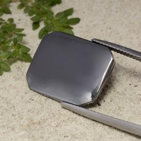 12.05 ct Gray Hematite Stone, Natural Hematite in Octagon Cabochon Shape for Sale