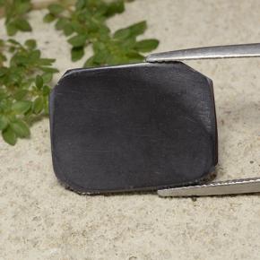 Hematite Gemstone in 20 x 15 mm (calibrated) Size for Sale, Hematite Stone in Black Gray Color
