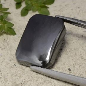 11.97 ct Gray Hematite Gemstone, Hematite Gem in Octagon Cabochon Shape for Sale.
