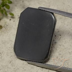 Hematite Gemstone in 20 x 15 mm (calibrated) Size for Sale, Hematite Stone in Black Gray Color