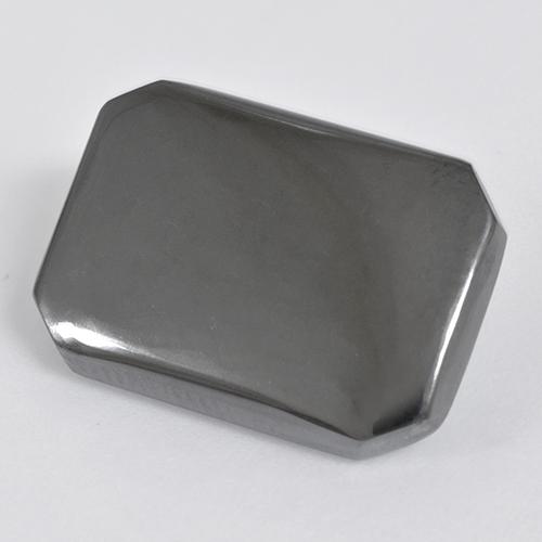 Medium Grey Hematite Gem - 20.1ct Octagon Cabochon (ID: 515491)