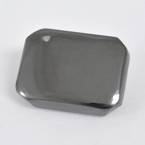 Medium Grey Гематит Камень - 10.5ct Октагон Кабошон (ID: 515493)
