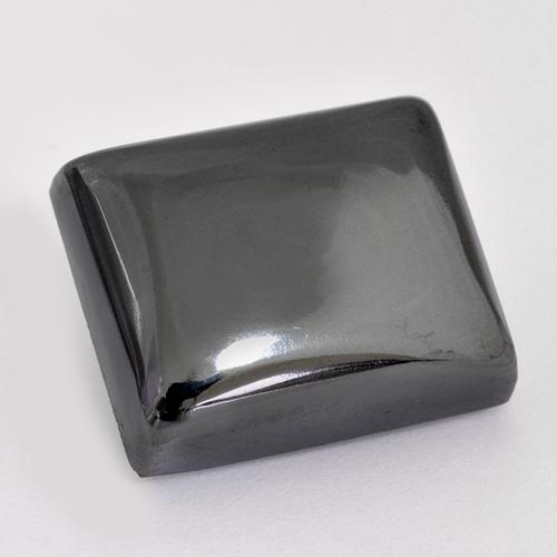 Gris medio Hematita Gema - 25ct Corte Baguette y Cabujón (ID: 516176)