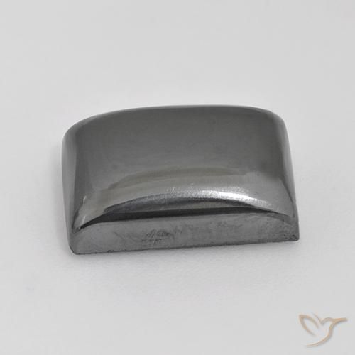 Hematite Gemstone in 16 x 12 mm (calibrated) Size for Sale, Hematite Stone in Medium Gray Color