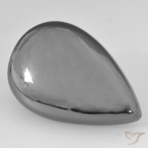28,34 ct Birnenhämatit, 24 x 16 mm aus Brasilien, Photo A
