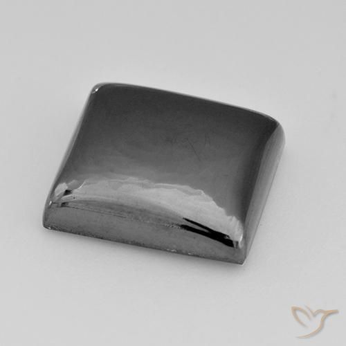 Hematite Gemstone in 15.8 x 14.7 mm Size for Sale, Hematite Stone in Silver Gray Color