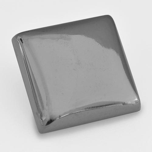 18.67 ct Gray Hematite Gemstone, Hematite Gem in Square Cabochon Shape for Sale.