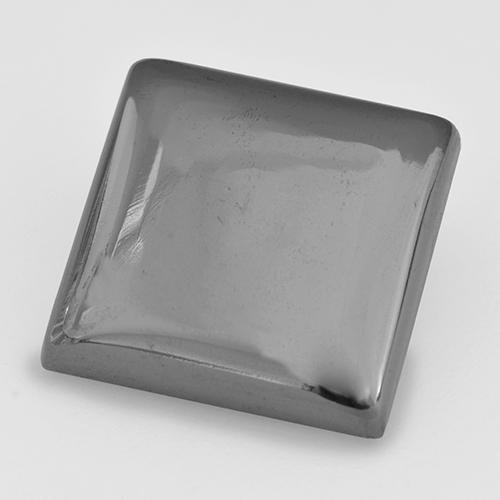 18.67 ct Gray Hematite Stone, Natural Hematite in Square Cabochon Shape for Sale